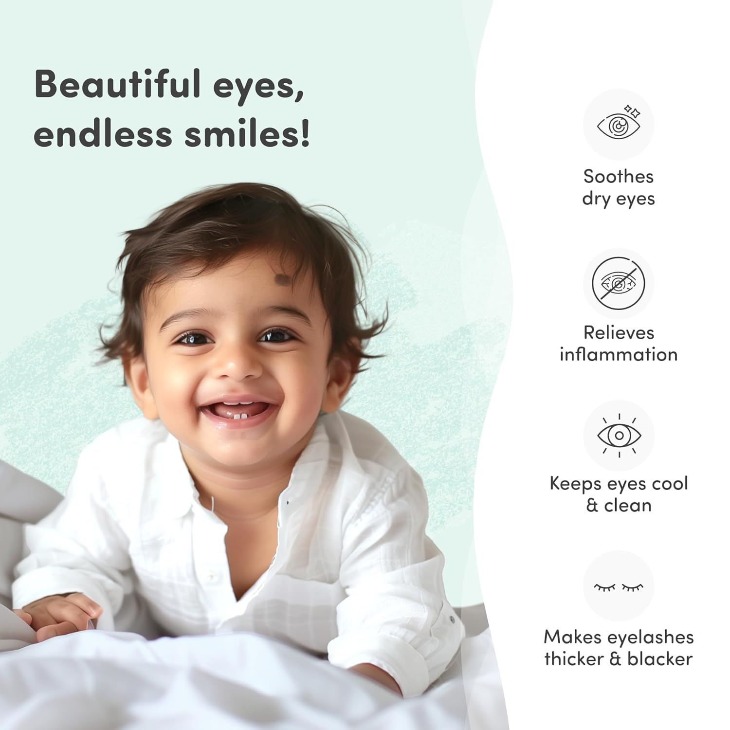 Mylo Baby Pure Kajal 5gm | Dermatologically Tested | 100% Natural with Pure Desi Ghee | SmudgeProof | Long Lasting | Water-Resistant | Soothes Dry Eyes - View 6 of 6