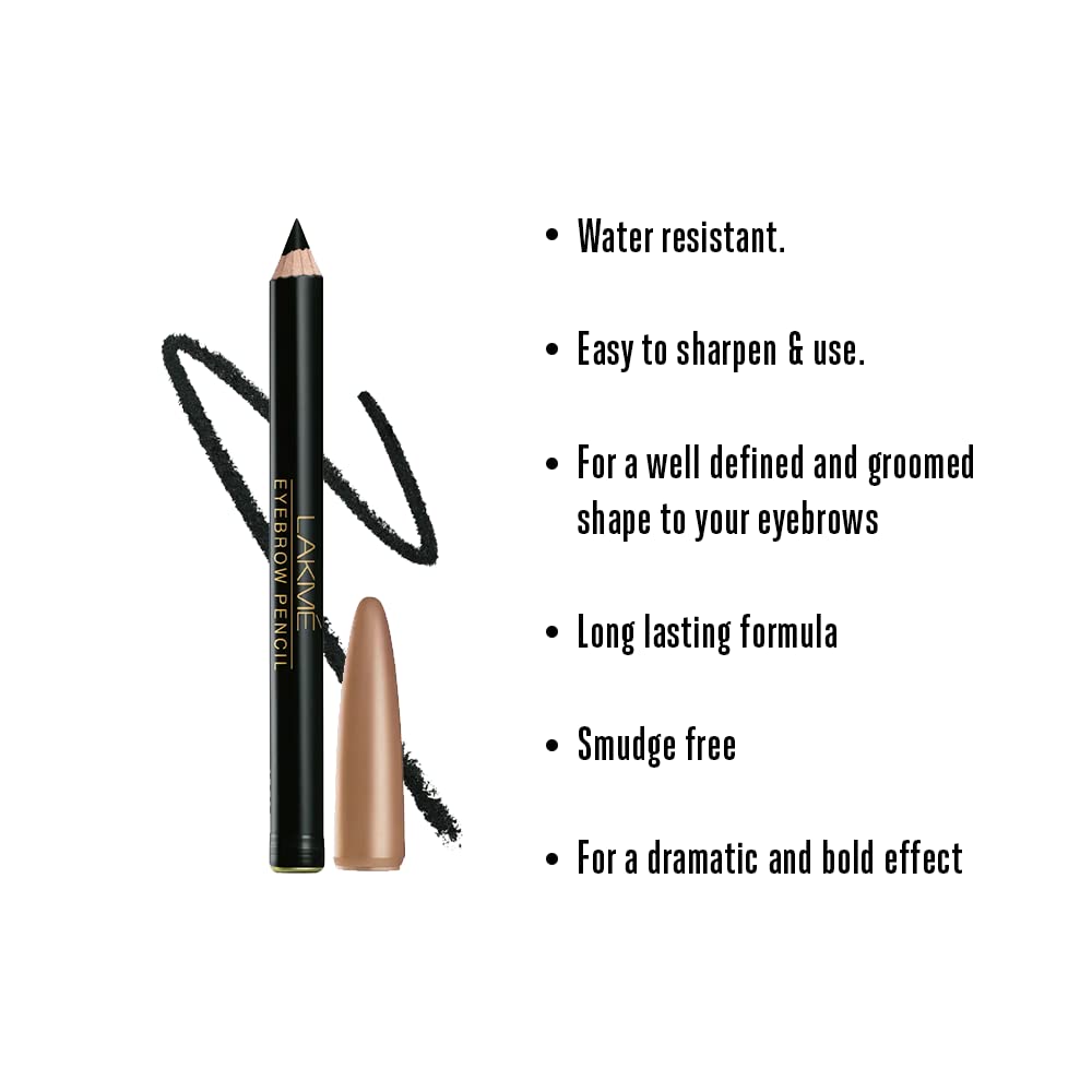 Lakme Eyebrow Pencil|| Black|| 2 g - View 5 of 6