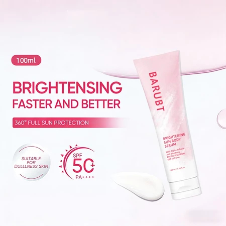 BARUBT Whitening Sunscreen SPF50 PA++++ 100ml Brighten Skin Tone Oil Control UV Protection Niacinamide Sunblock Cream - View 2 of 3
