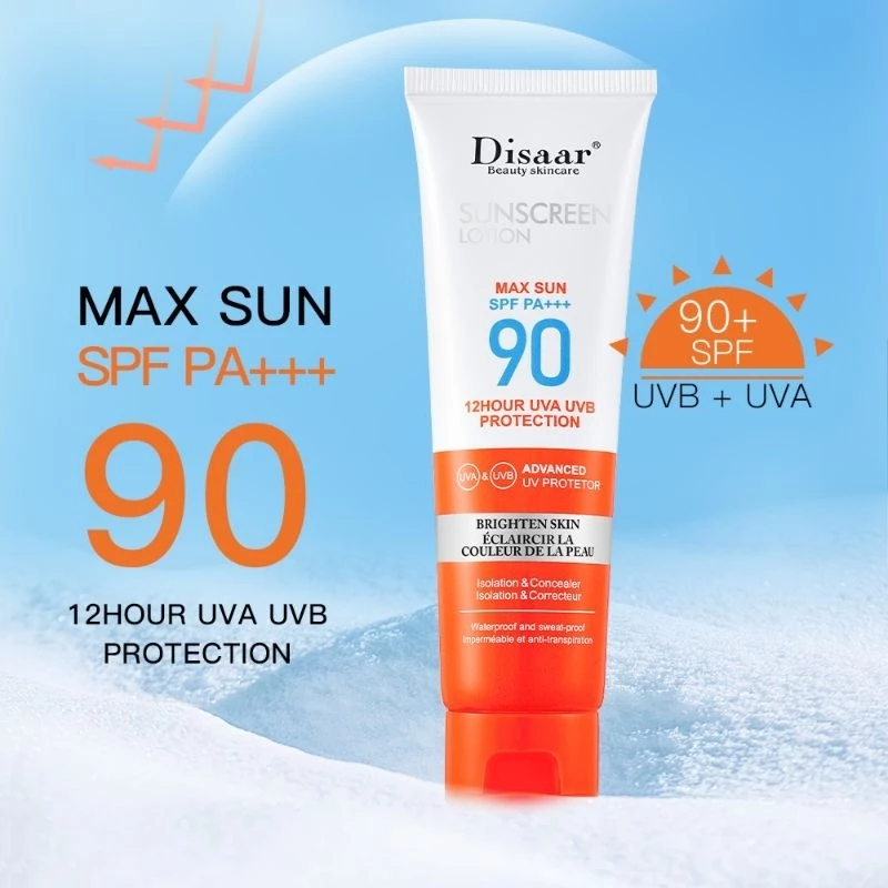 💯% Original, DISAAR SPF 90 Face Sunscreen Whitening Sunblock Skin Protective Lotion Anti-Aging Oil-control Moisturizing - View 2 of 3