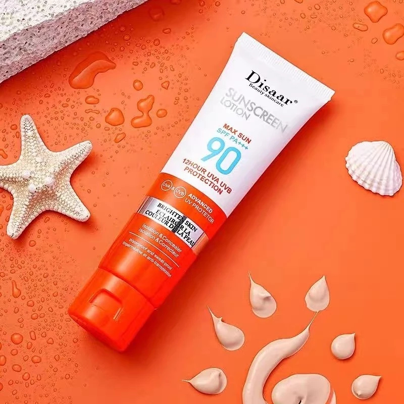 💯% Original, DISAAR SPF 90 Face Sunscreen Whitening Sunblock Skin Protective Lotion Anti-Aging Oil-control Moisturizing - View 3 of 3