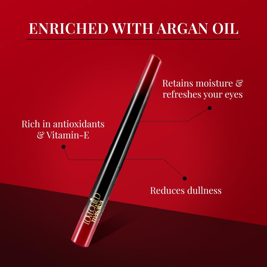 LoveChild Masaba Liquid Eyeliner (Black), Waterproof Smudge-Proof Eyeliner with HD Gloss Finish, Quick Drying Eye Liner and Long Lasting Eye Makeup for Comfortable Wear, 3ml - View 5 of 7