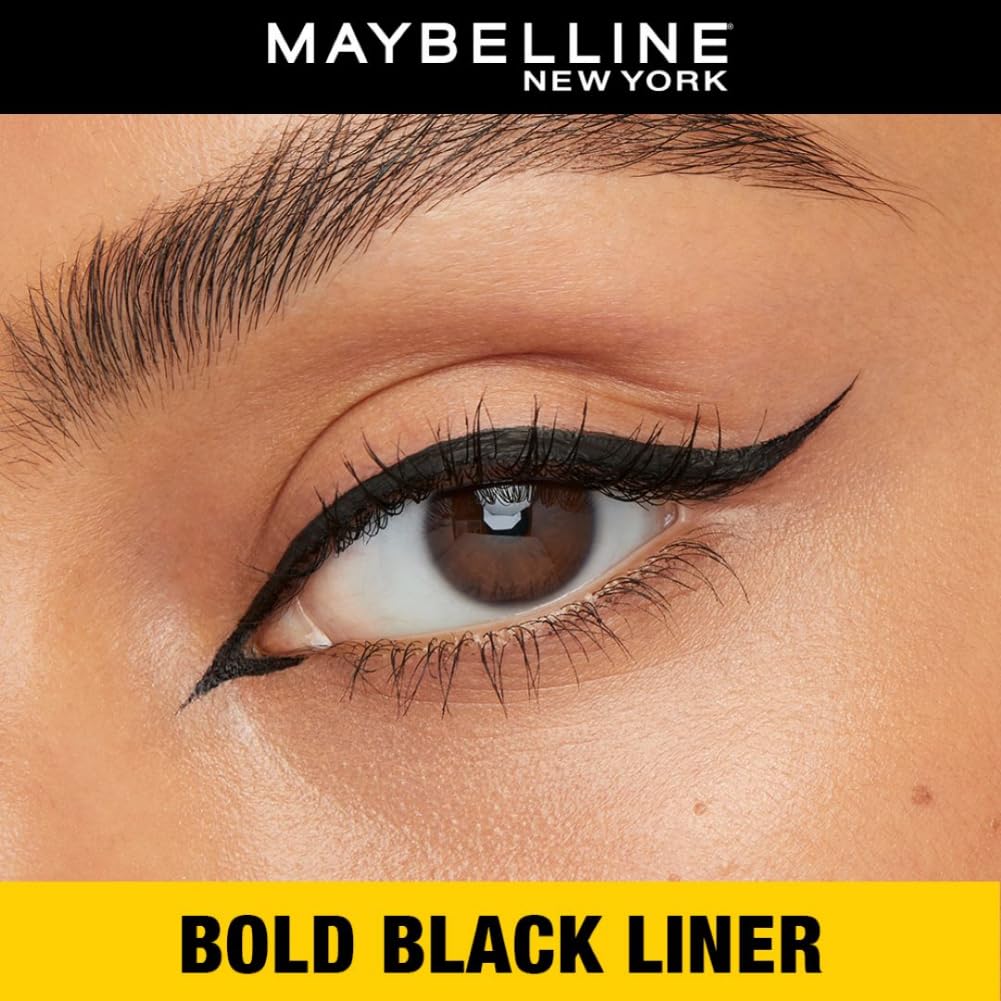Maybelline New York Colossal Bold Liner - Black, smudge-proof and water-proof Long-lasting eyeliner. Maybelline New York Colossal Bold and dark eyeliner is for everyday use | 3ml - View 4 of 5