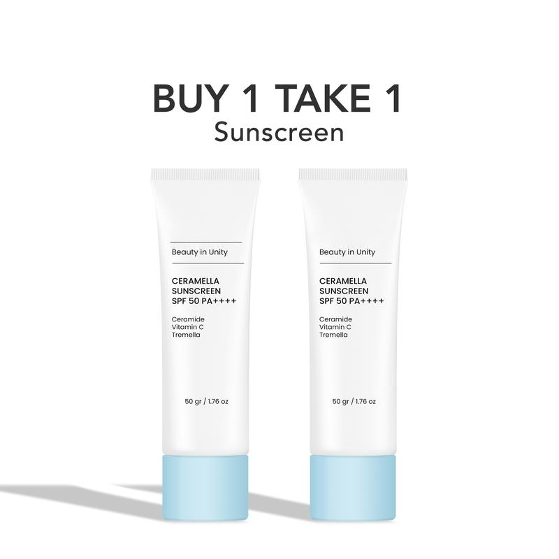 CERAMELLA Sunscreen SPF 50 PA++++ – Lightweight UV Defense with 3D Ceramide, Vitamin C & Tremella 1pc - View 2 of 3