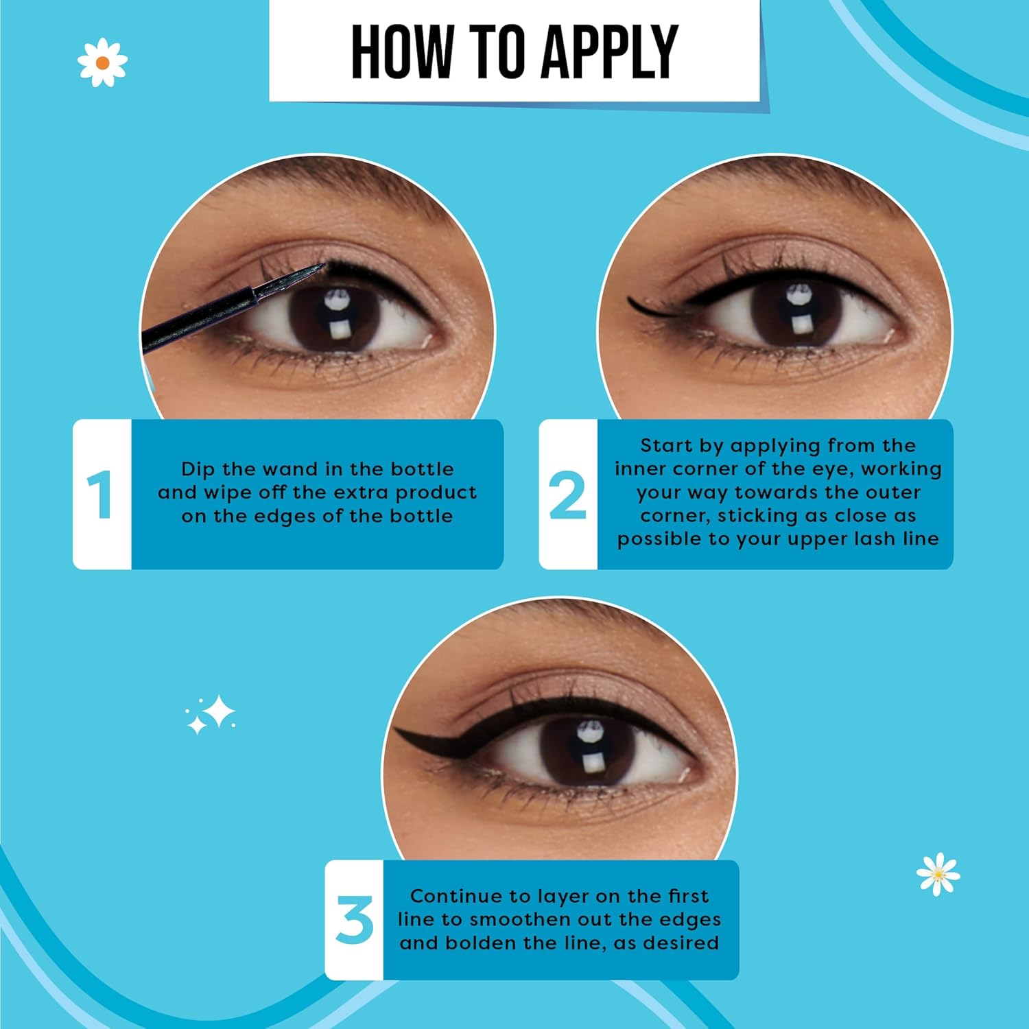 SUGAR POP Matte Eyeliner | Enriched with Castor Oil | Smudge-proof | Waterproof | Up to 24 Hours | 4.5ml - 01 Black - View 5 of 6