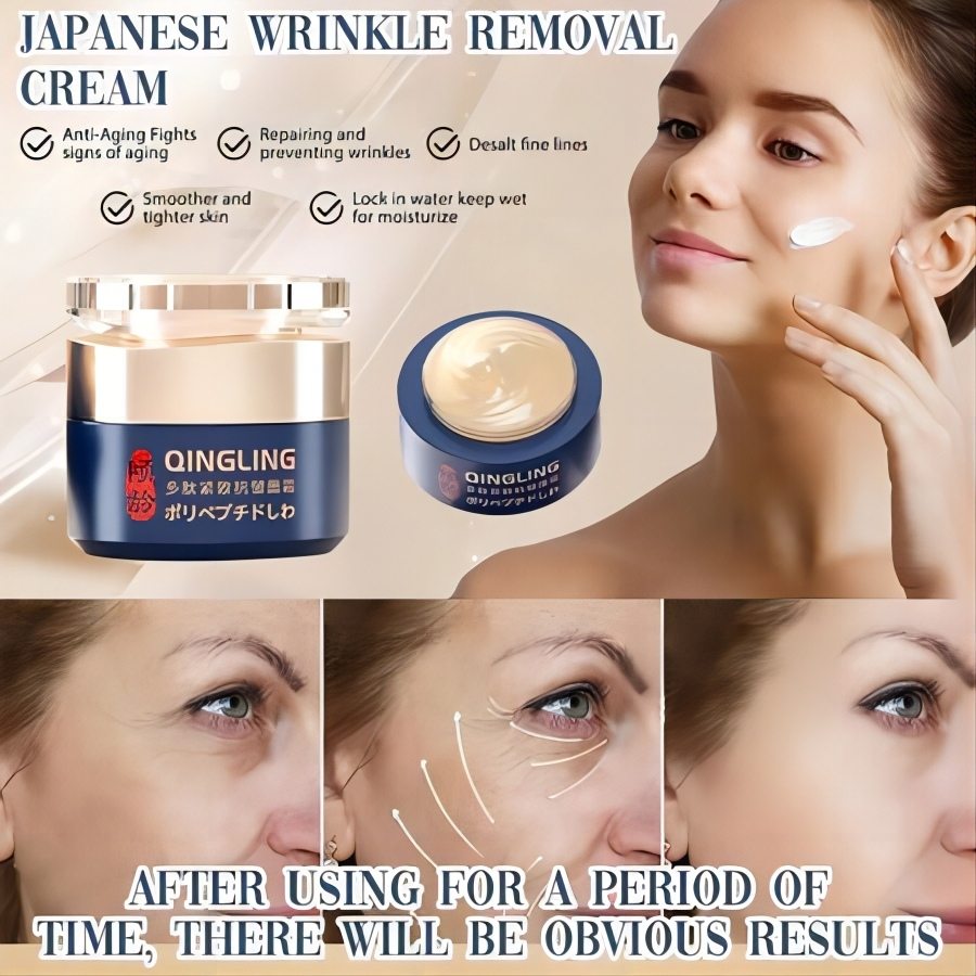 QINGLING Polypeptide Firming Anti-wrinkle Cream Blemish Removal Acne Mark Moisturizer Firming Facial Lifting Cream 50g - View 2 of 3