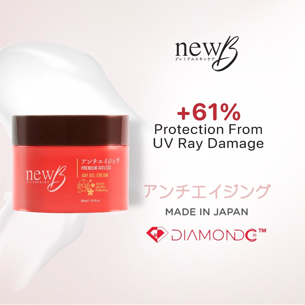 newB Premium Ageless Day Gel Cream DiamondC60 Anti Aging Day Facial Moisturizer (50ml) - View 3 of 3