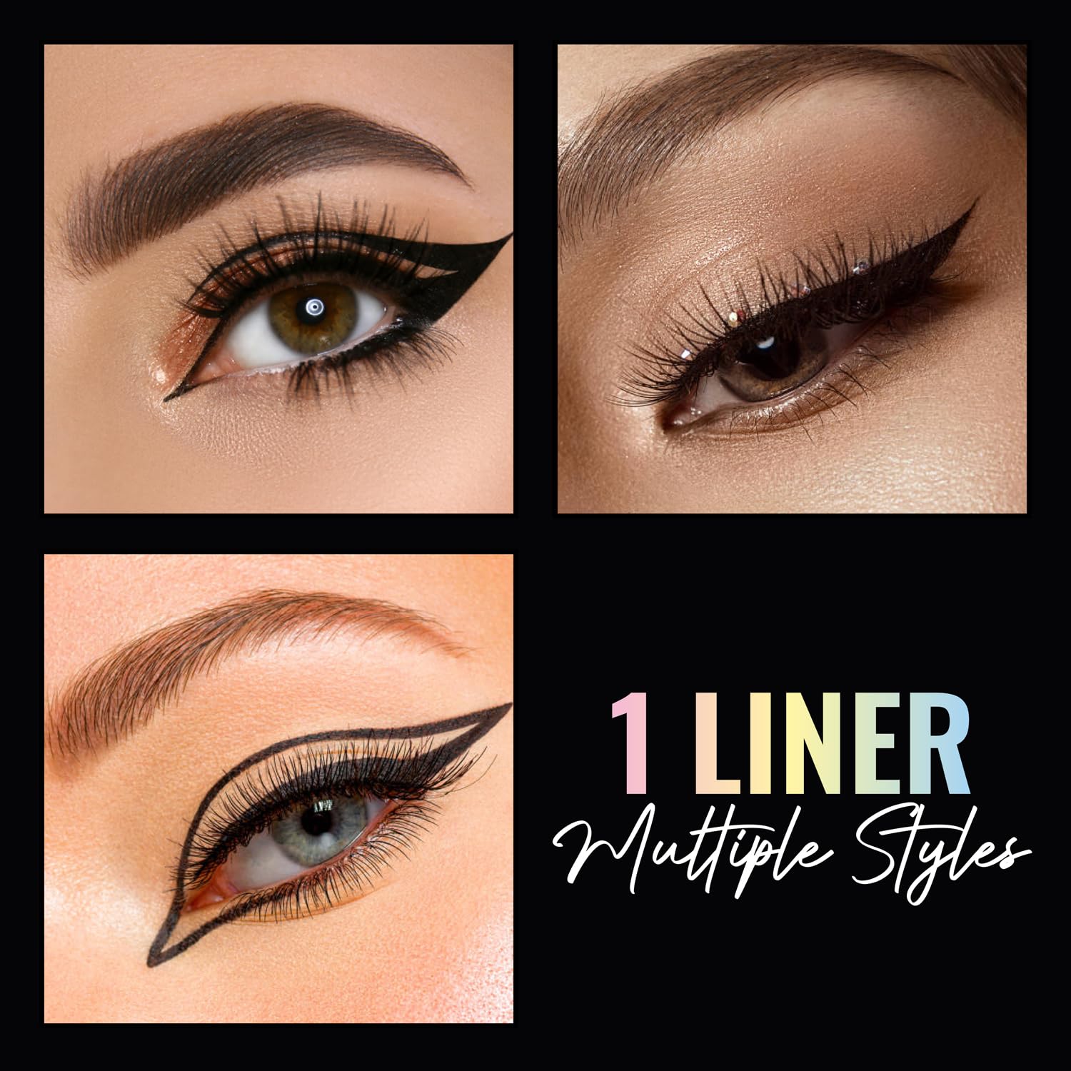 Blue Heaven 24hr Stay Liquid Eyeliner Waterproof Smudge Proof | Quick Dry, Fine-Tip Brush for Precision | Long-Lasting Eye Liner for Women | Black | 3ml - View 3 of 8