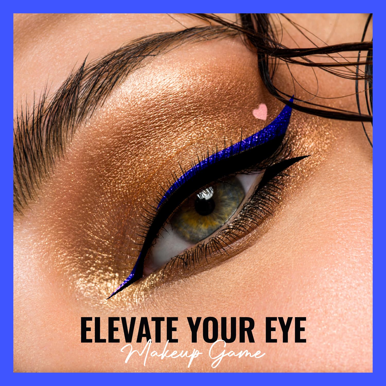 Blue Heaven 24hr Stay Liquid Eyeliner Waterproof Smudge Proof | Quick Dry, Fine-Tip Brush for Precision | Long-Lasting Eye Liner for Women | Black | 3ml - View 6 of 8