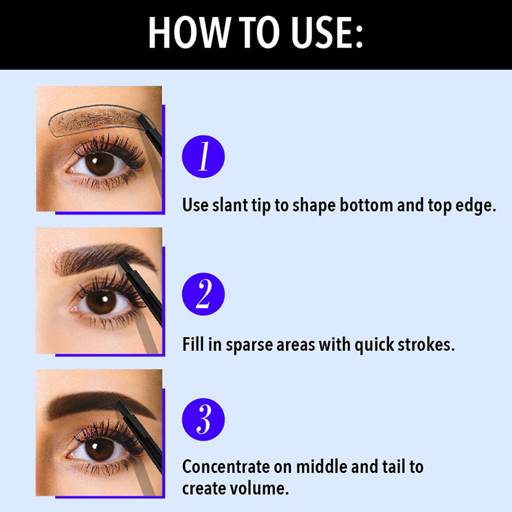 Blue Heaven True Brow Eyebrow Definer, Black, 0.30gm - View 5 of 7