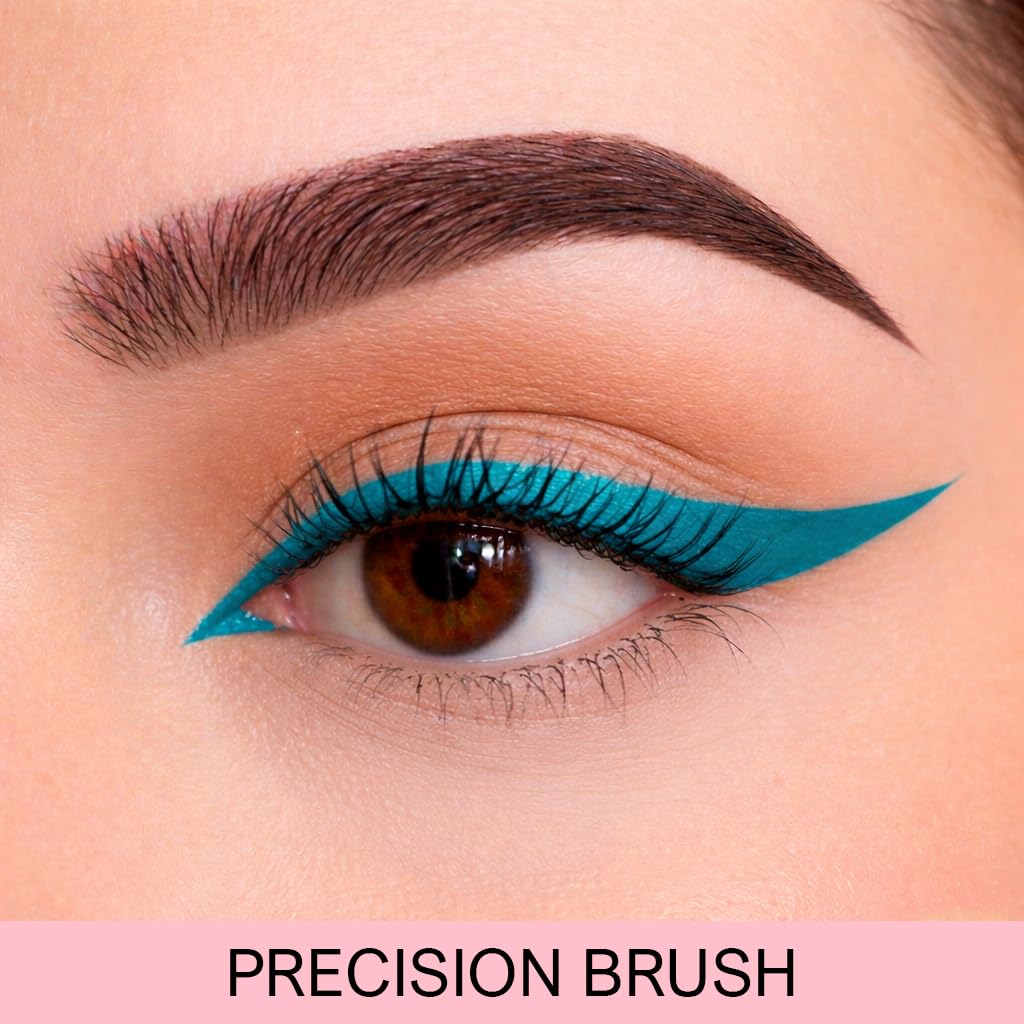 SOKU Eye Can See Intense Blue Liquid Glossy Eyeliner | Long Lasting Up To 24 Hours | Enriched With Castor Oil | Eyeliner Waterproof Smudge Proof (Show And Teal) - 2.5 Ml - View 6 of 6