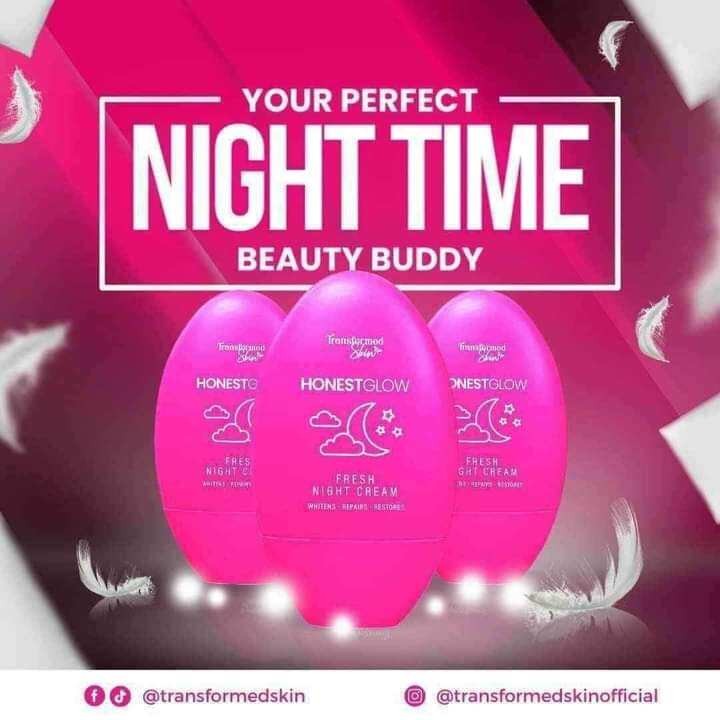 honest glow fresh night cream 50grams(FROM MALAYSIA) - View 3 of 4