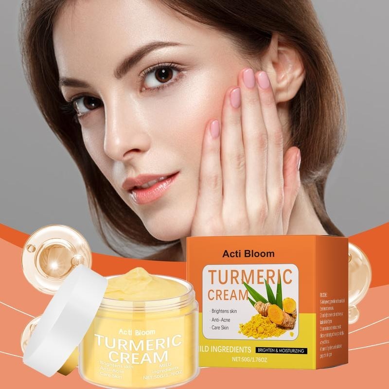 Turmeric Night Face Cream – Brighten Dark Spots, Nourish & Anti-Wrinkle 50g Moisturizer, All Skin Types-2 Pcs(FROM MALAYSIA) - View 4 of 4