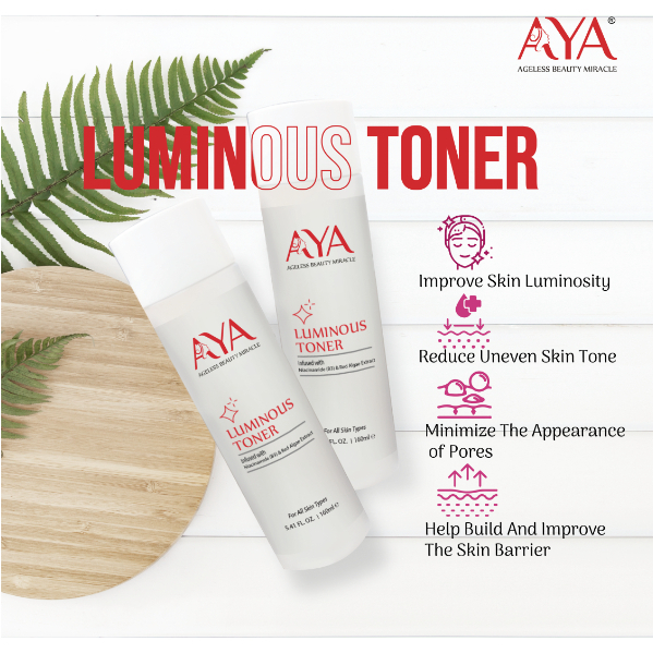 AYA Luminous Toner 160ml Hydration and Brightening Facial Toner Lightweight Essence Toner for Radiant Skin Improves Skin Tone Smooths Texture Boosts Glow Daily Use Skincare Toner for Fresh Healthy Complexion Care - View 2 of 3