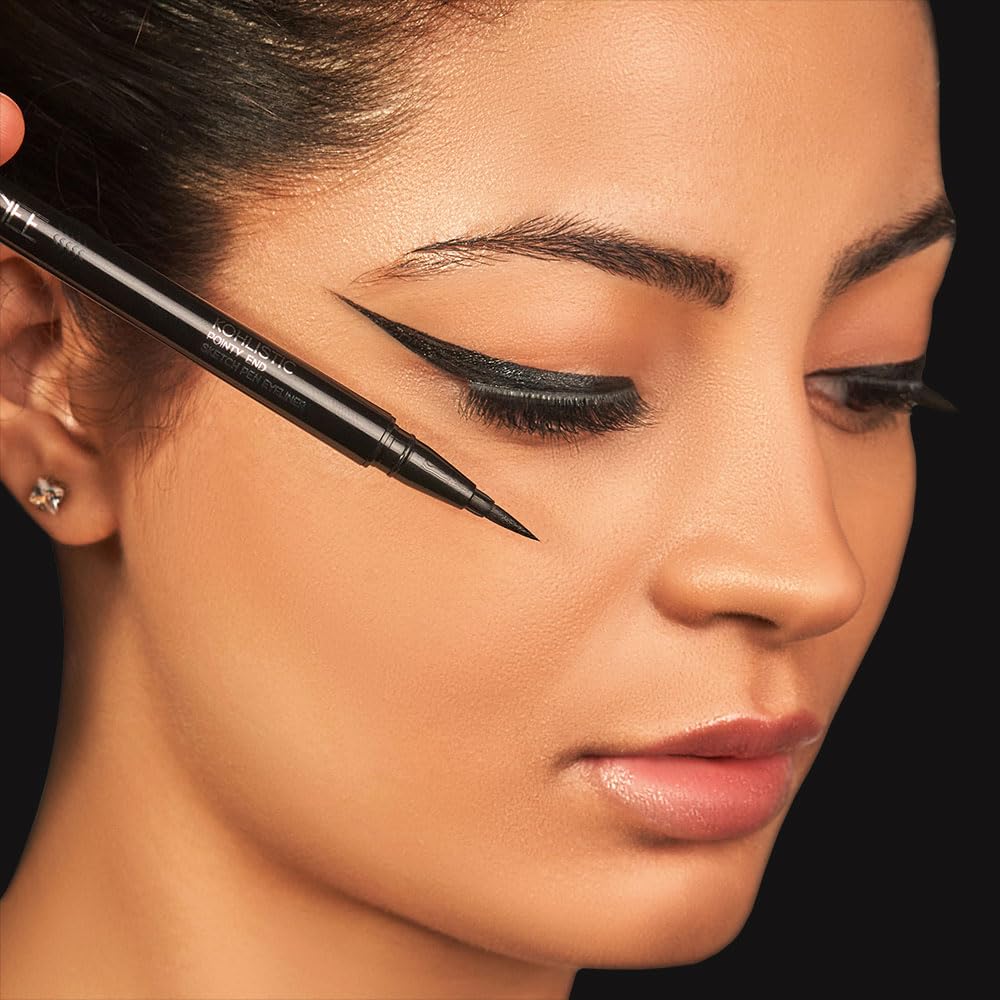 RENEE Pointy End Sketch Pen Smudge Proof Eyeliner - Matte Finish, Light Weight, Water Resistant, Long Stay Highly Pigmented with One Stroke Application Formula - Black - View 2 of 7