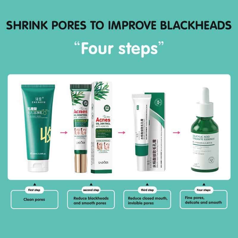 Acne Blackhead Removing and Pore Shrinking Cream Acne Blackhead Removing and Pore Shrinking Cream Cleansing Cream Acne Removing Cream-Salicylic Acid Pore Refining Serum(FROM MALAYSIA) - View 2 of 3