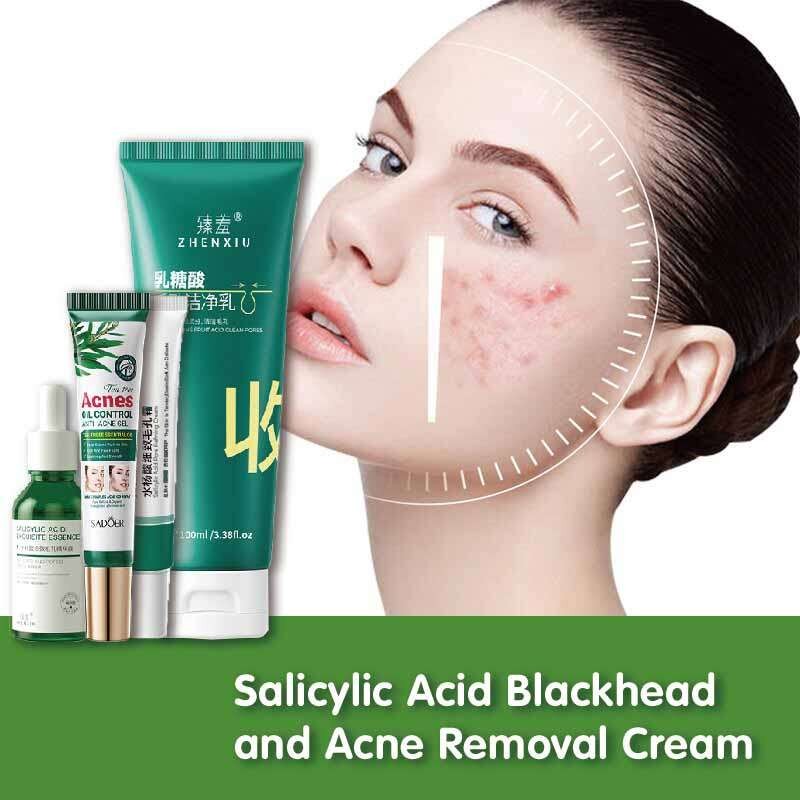 Acne Blackhead Removing and Pore Shrinking Cream Acne Blackhead Removing and Pore Shrinking Cream Cleansing Cream Acne Removing Cream-Salicylic Acid Pore Refining Serum(FROM MALAYSIA) - View 3 of 3