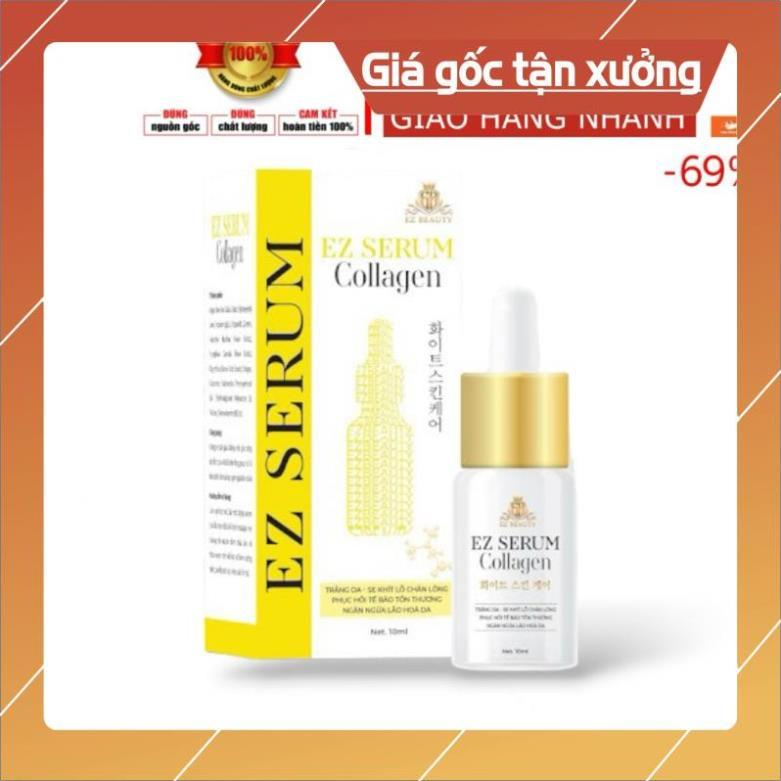 EZ Collagen Serum – Skin Brightening & Pore Tightening Advanced Hydrating Anti-Aging Facial Serum for Smooth, Radiant and Refined Skin (Genuine Formula) - View 2 of 3