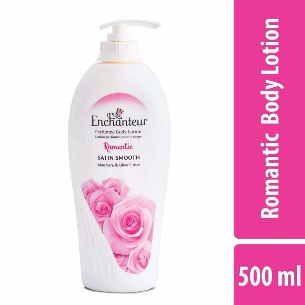 ENCHANTEUR white Perfumed Body Lotion 500ML - Body Moisturizer - Body Cream - Dry Skin FOR ALL SKIN TYPES-Pink(FROM MALAYSIA) - View 2 of 3