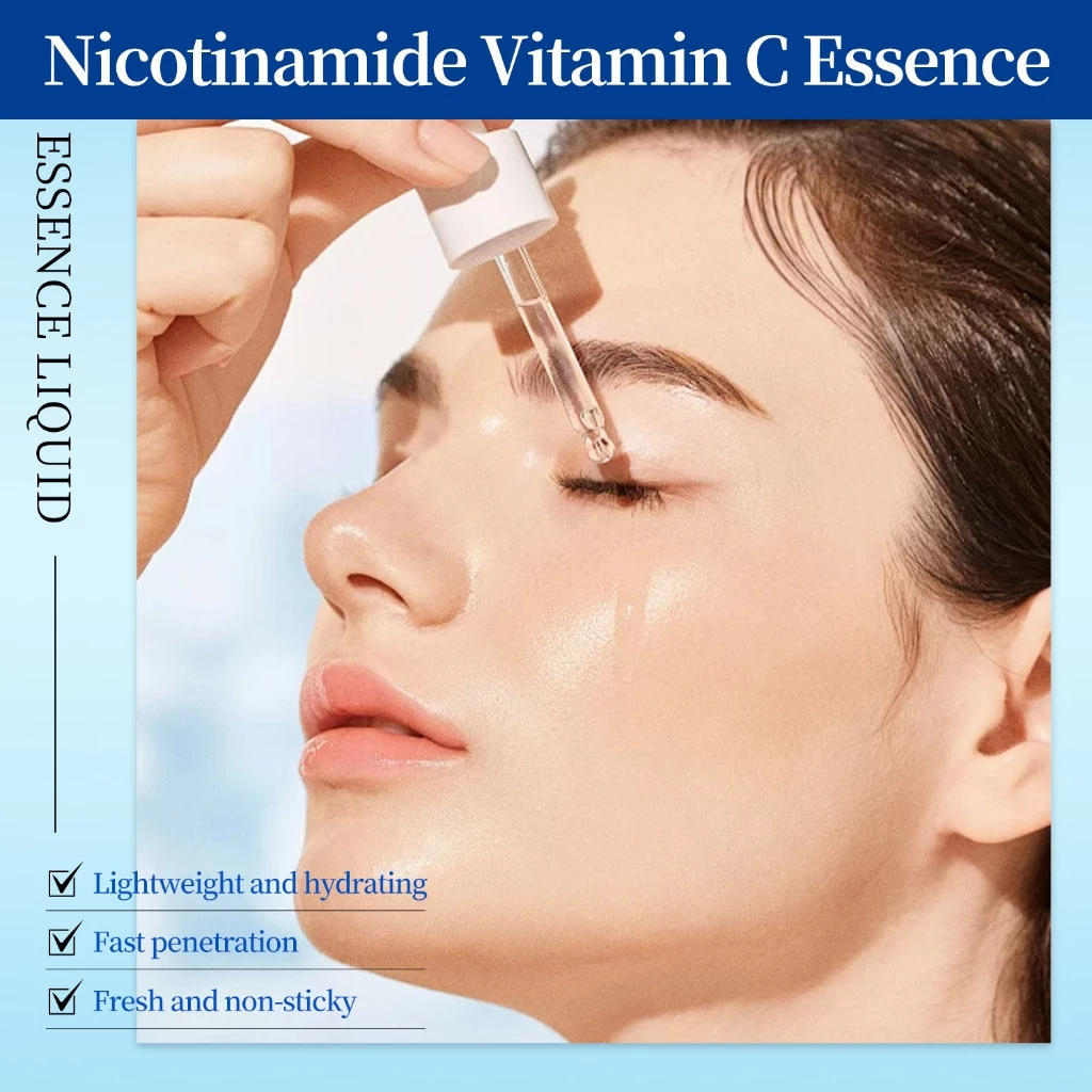Dr.Lan Niacinamide + Vitamin C Brightening Essence – Redness Relief, Pore Refining & Skin Radiance Facial Serum for Clear, Even-Toned and Smooth Skin - View 3 of 3