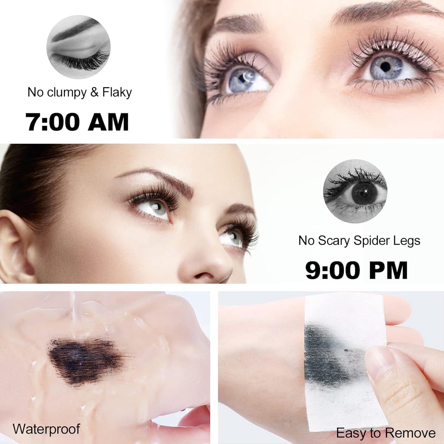 My Colors Liquid Eyeliner Pen Waterproof 0.8g, Long-Lasting, Non Magnetic, No Blooming Quick Drying Eye Liner Black, 1 Pcs Semi-Matte Finish - View 6 of 8