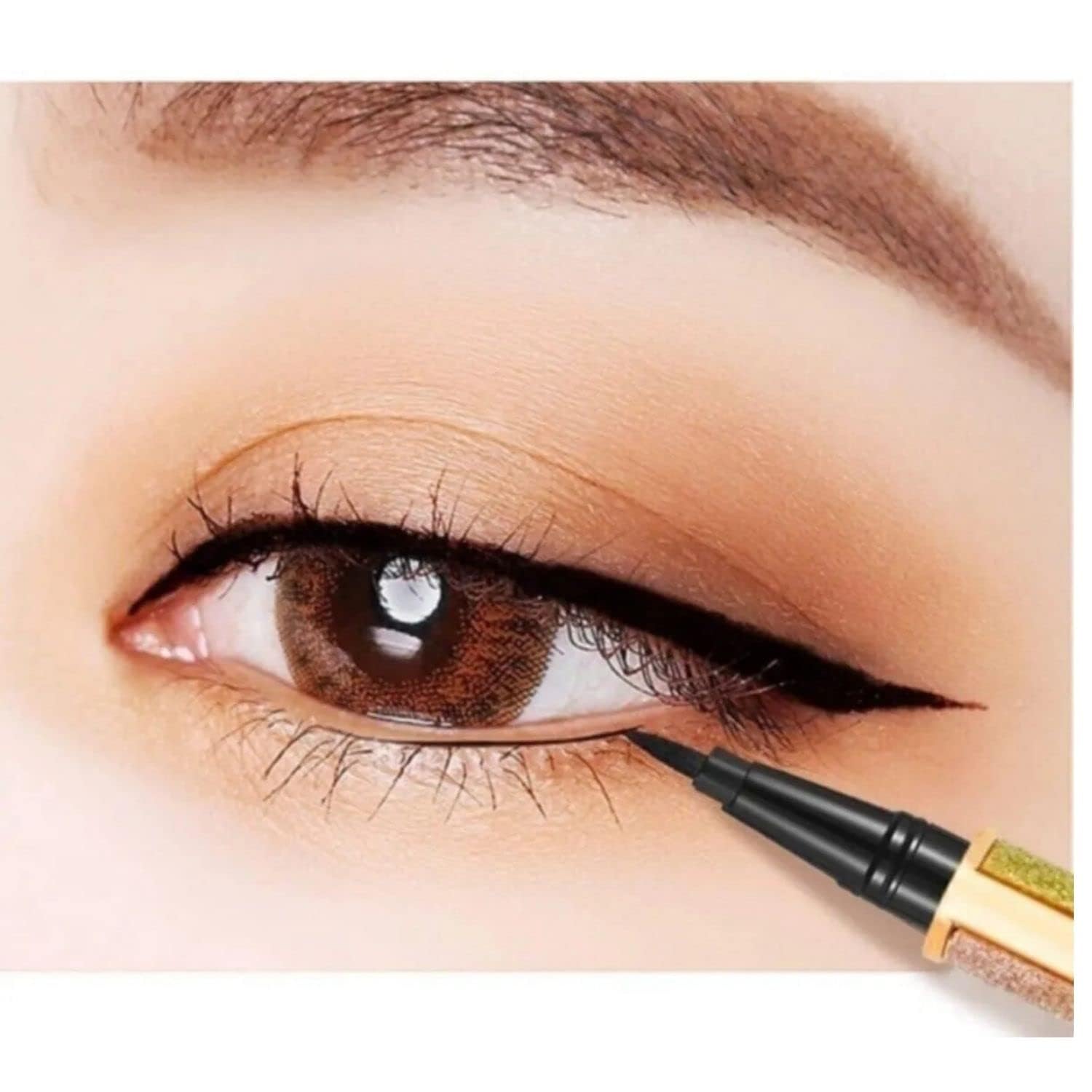 My Colors Liquid Eyeliner Pen Waterproof 0.8g, Long-Lasting, Non Magnetic, No Blooming Quick Drying Eye Liner Black, 1 Pcs Semi-Matte Finish - View 8 of 8