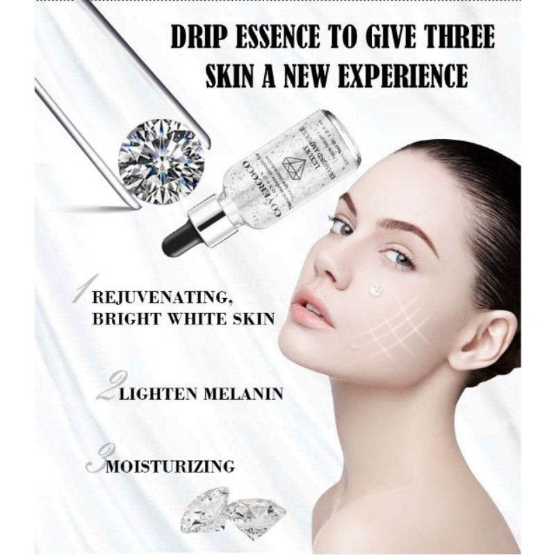 COVERCOCO London Luxury Diamond Ampoule Face Serum – Brightening, Hydrating & Skin Revitalizing Facial Serum for Radiant, Smooth and Youthful-Looking Skin - View 3 of 3