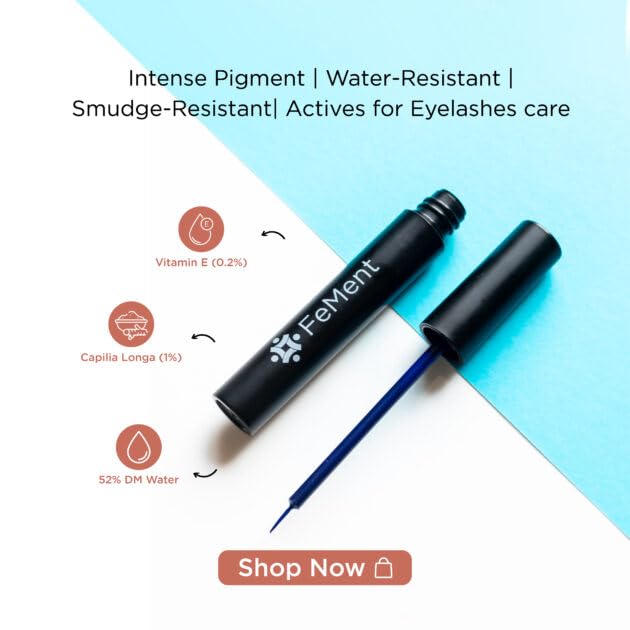 Clean Beauty Aqua Eye Liner, Intense Pigment, Long Lasting, Clean & Lightweight, Water & Smudge Resistant (Mysterious (BLACK)) - View 4 of 7