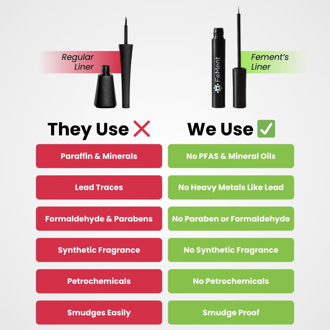 Clean Beauty Aqua Eye Liner, Intense Pigment, Long Lasting, Clean & Lightweight, Water & Smudge Resistant (Mysterious (BLACK)) - View 5 of 7