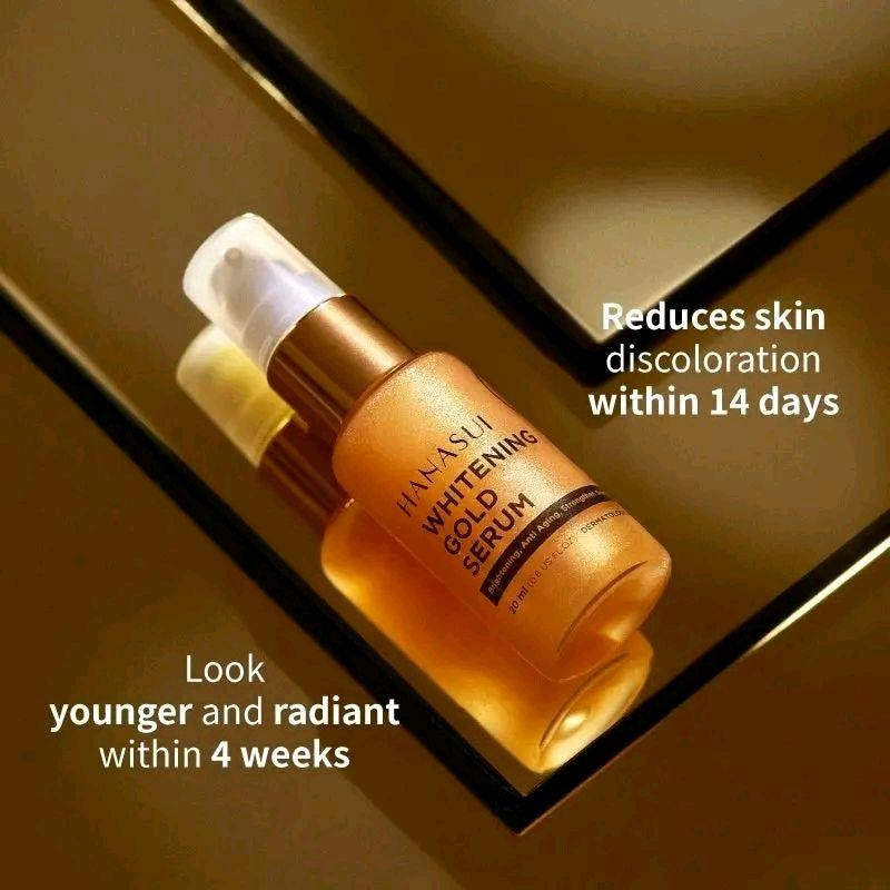 Hanasui Renew Whitening Gold Serum 20ml – Brightening & Skin Renewal Facial Serum for Radiant Glow, Even Tone and Smooth Skin Care - View 2 of 3