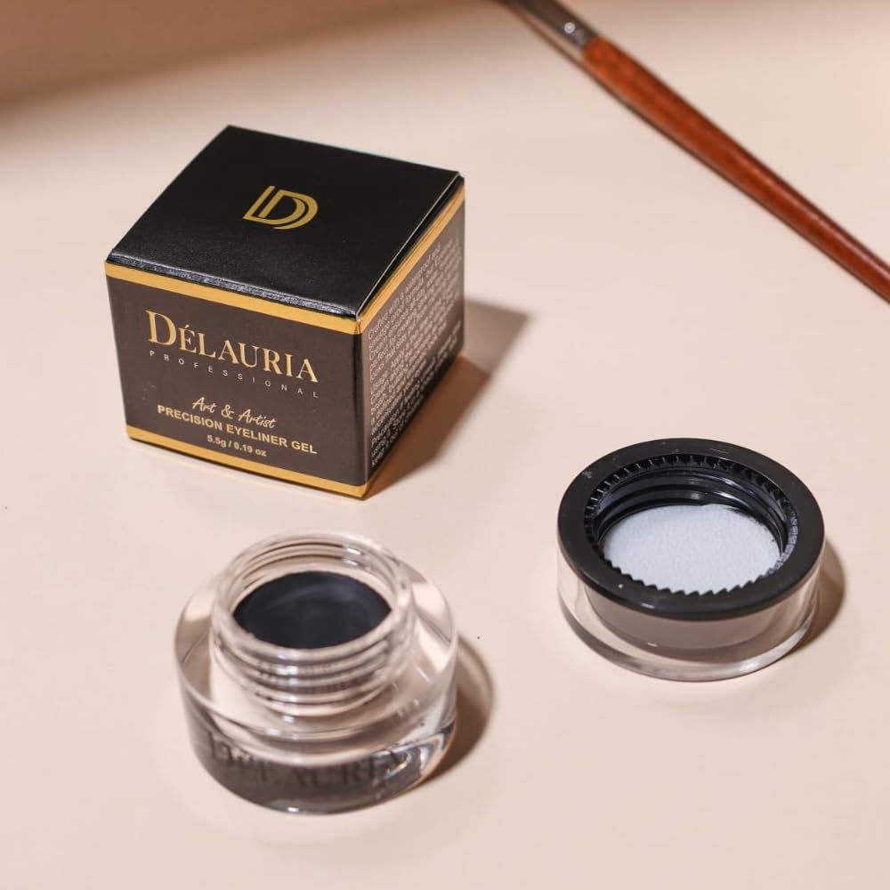 Professional Gel Eyeliner – 5.5g | Intense Glossy Finish Long-lasting Waterproof Smudge-proof | Precision Application Travel-Friendly Safe for Sensitive Eyes - View 7 of 7