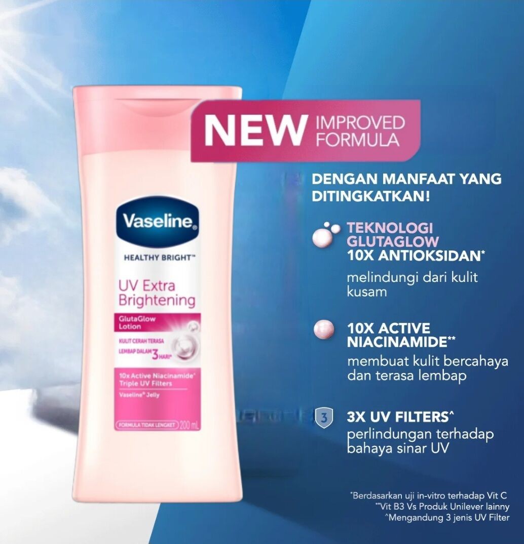 Vaseline UV Extra Brightening Body Lotion 200mL(FROM MALAYSIA) - View 2 of 4