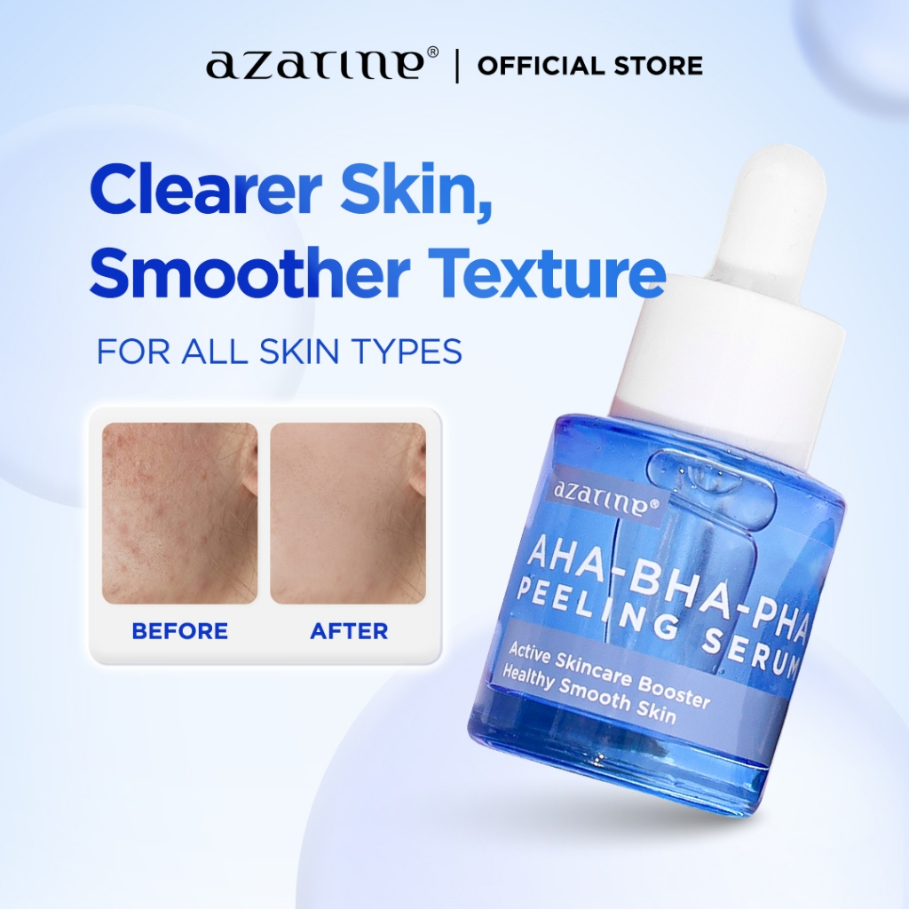 Azarine AHA BHA PHA Peeling Serum 20ml – Gentle Exfoliating Facial Serum for Skin Renewal, Pore Care, Brightening & Smooth Radiant Skin - View 2 of 3