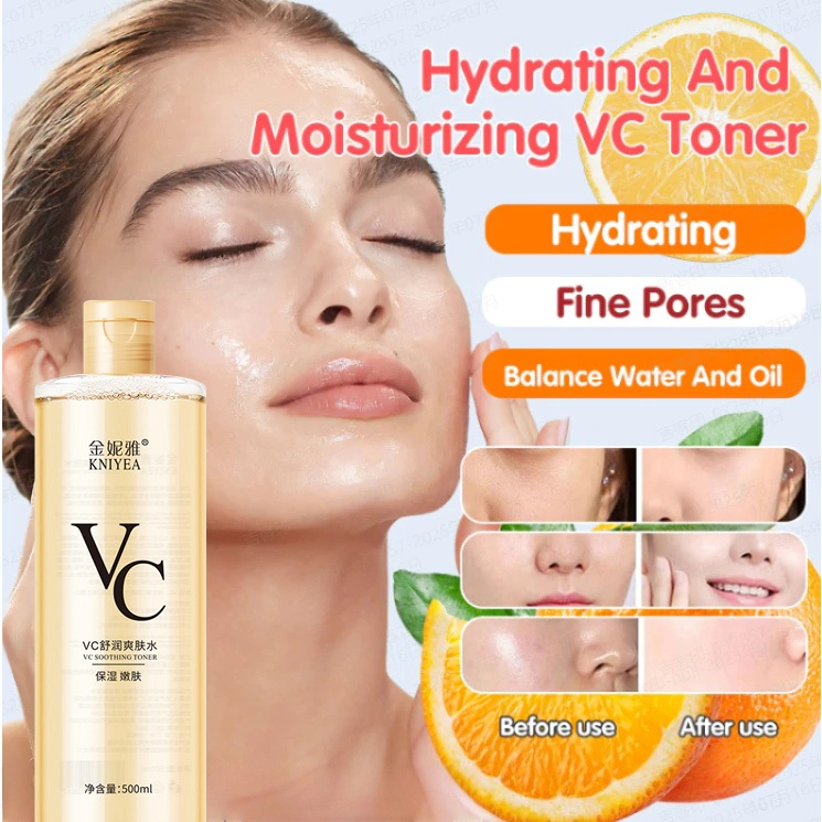 VC Whitening Toner 500ml – Vitamin C Brightening & Deep Hydrating Facial Toner for Pore Refining, Skin Smoothing and Radiant Glow Care - View 2 of 3