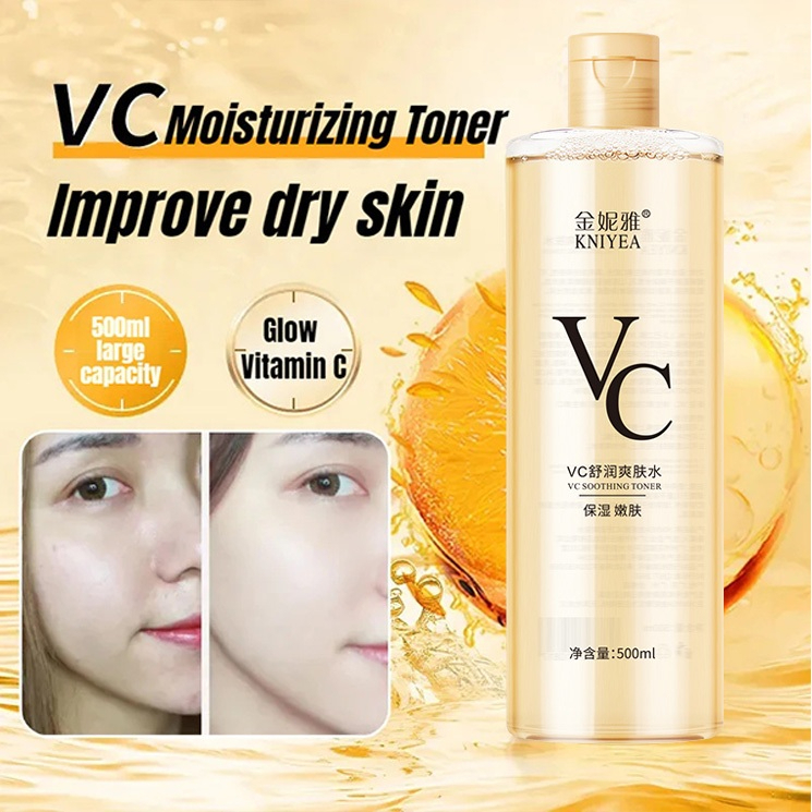 VC Whitening Toner 500ml – Vitamin C Brightening & Deep Hydrating Facial Toner for Pore Refining, Skin Smoothing and Radiant Glow Care - View 3 of 3
