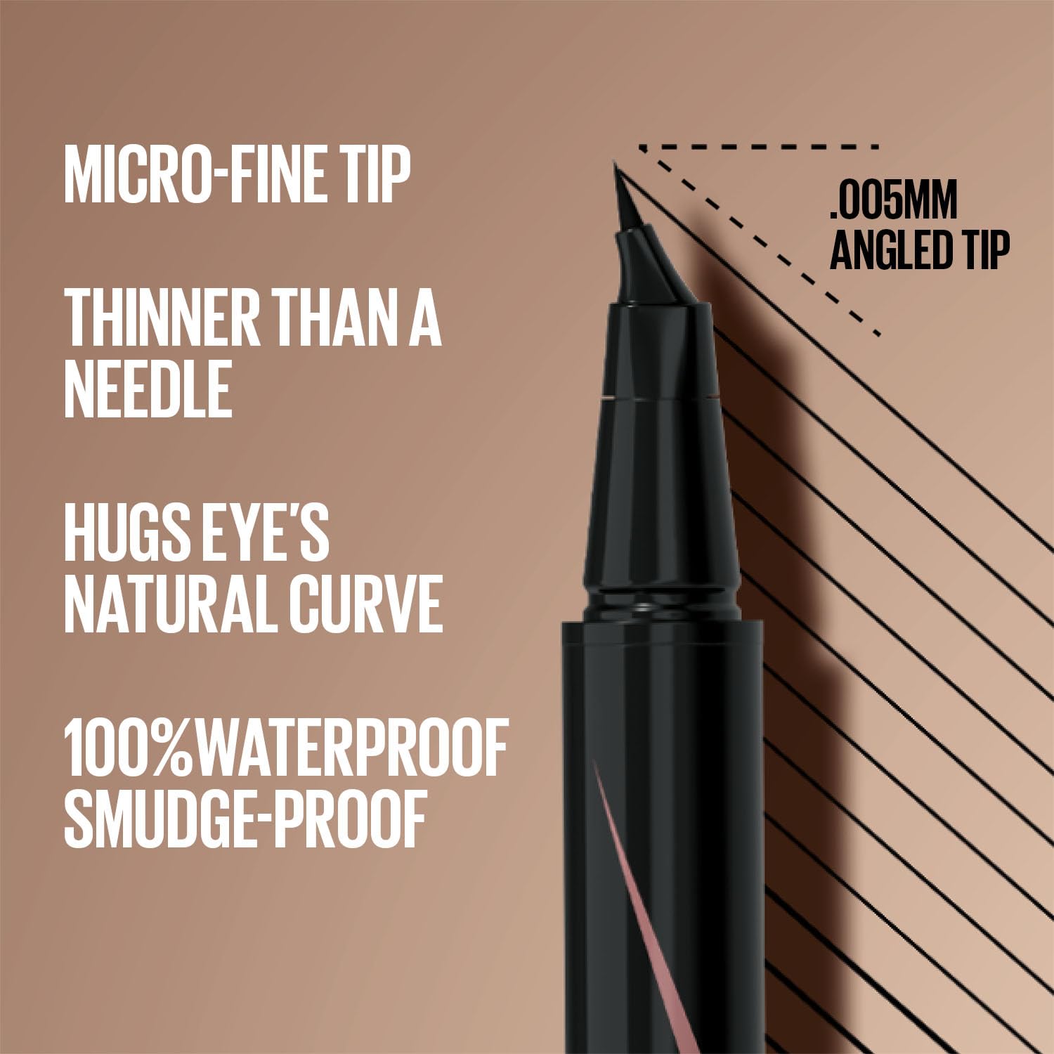 Maybelline New York Nano Sculpt Pen Eyeliner Laser Black - 0.6ml - View 6 of 6