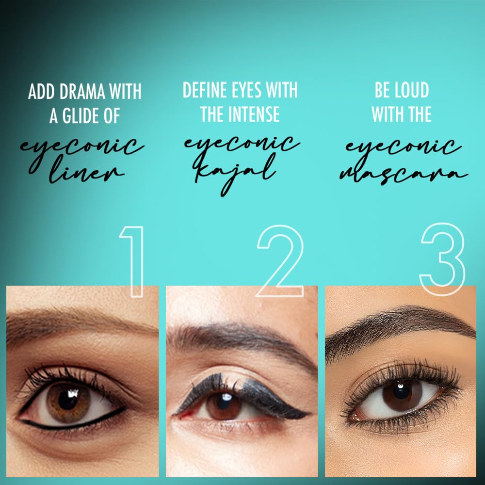 Lakme Eyeconic Regime Kit- Kajal | Mascara| Eyeliner 13.35 ml - View 4 of 7