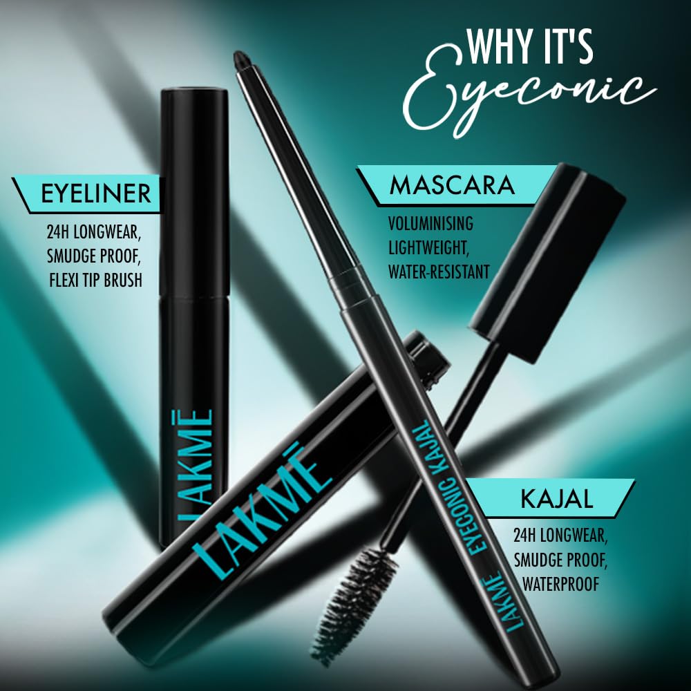 Lakme Eyeconic Regime Kit- Kajal | Mascara| Eyeliner 13.35 ml - View 5 of 7
