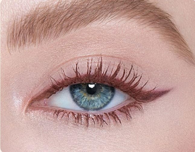 Gege Bear Liquid Eyeliner Pen | Ultra-Fine Tip for Sharp Wing & Cat Eye | Waterproof, Long-Lasting | Smudge-Proof Formula | Slim Brush Tip | 4 Natural Glam Bold Black & Brown Tones Shades | Perfect Eye Makeup for Girls Women (02#Ash Brown, 1ml) - View 4 of 8