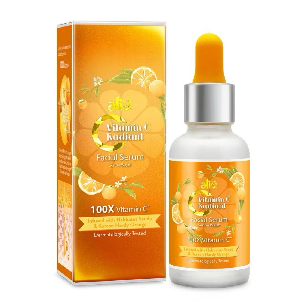 ALIA Vitamin C Radiant Facial Serum 30ml – Brightening & Glow Enhancing Essence for Dark Spot Care, Hydration and Smooth Radiant Skin - View 3 of 3