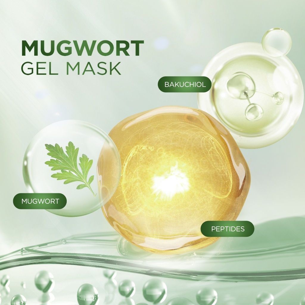 Acnaway Mugwort Acne Gel Mask – Soothing Redness Relief & Deep Pore Hydrating Face Mask for Acne Care and Clear Healthy Skin (New Arrival) - View 3 of 3
