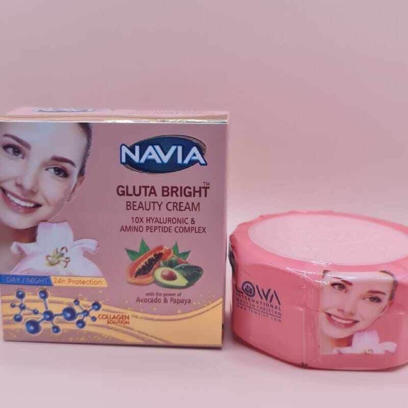 100% Original Navia Gluta Bright Beauty Cream 30g – Lightweight Hydrating Brightening Face Cream for Smooth, Radiant & Healthy-Looking Skin - View 2 of 3