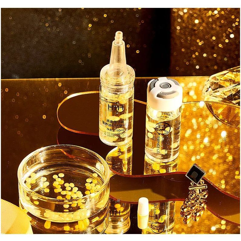 HIH Black Gold Caviar Anti-Wrinkle Gel (4 x 10ml) – Firming & Hydrating Anti-Aging Facial Gel for Smooth, Youthful & Radiant Skin Care - View 2 of 3