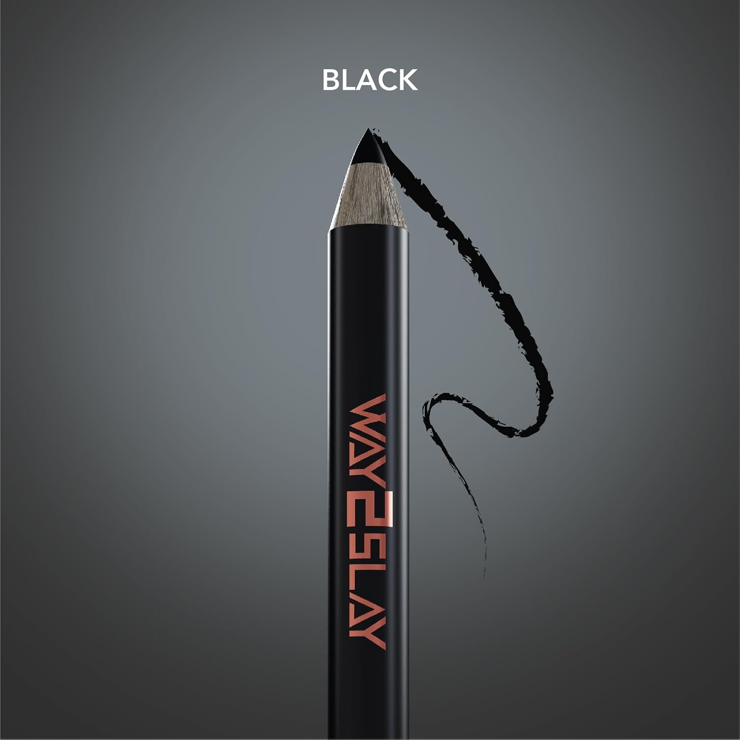 MARY JO K Waterproof Eyebrow Pencil | Highly Pigmented | Sculpts & Fills | Precision Tip | Fluffy Brush | Natural Finish | 1.8g | Black - View 6 of 8