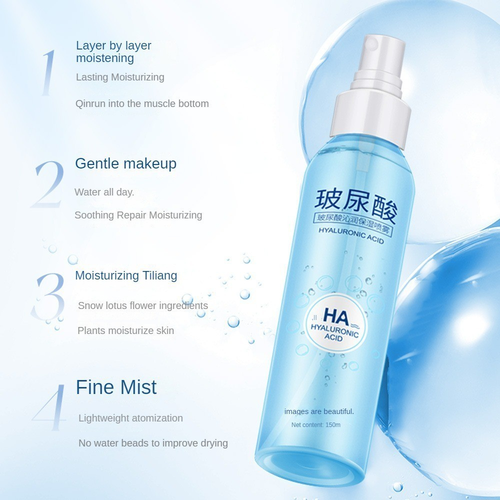 DT37 Hyaluronic Acid Moisturizing Spray – Hydrating & Refreshing Facial Mist Toner for Deep Moisture, Skin Soothing & Radiant Glow Care - View 2 of 3