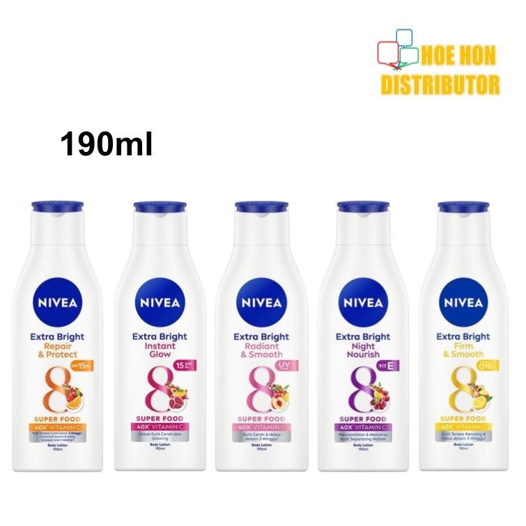 Nivea Body Lotion 190ml Losyen Kulit Badan-190ml Radiant&Smooth(FROM MALAYSIA) - View 2 of 2