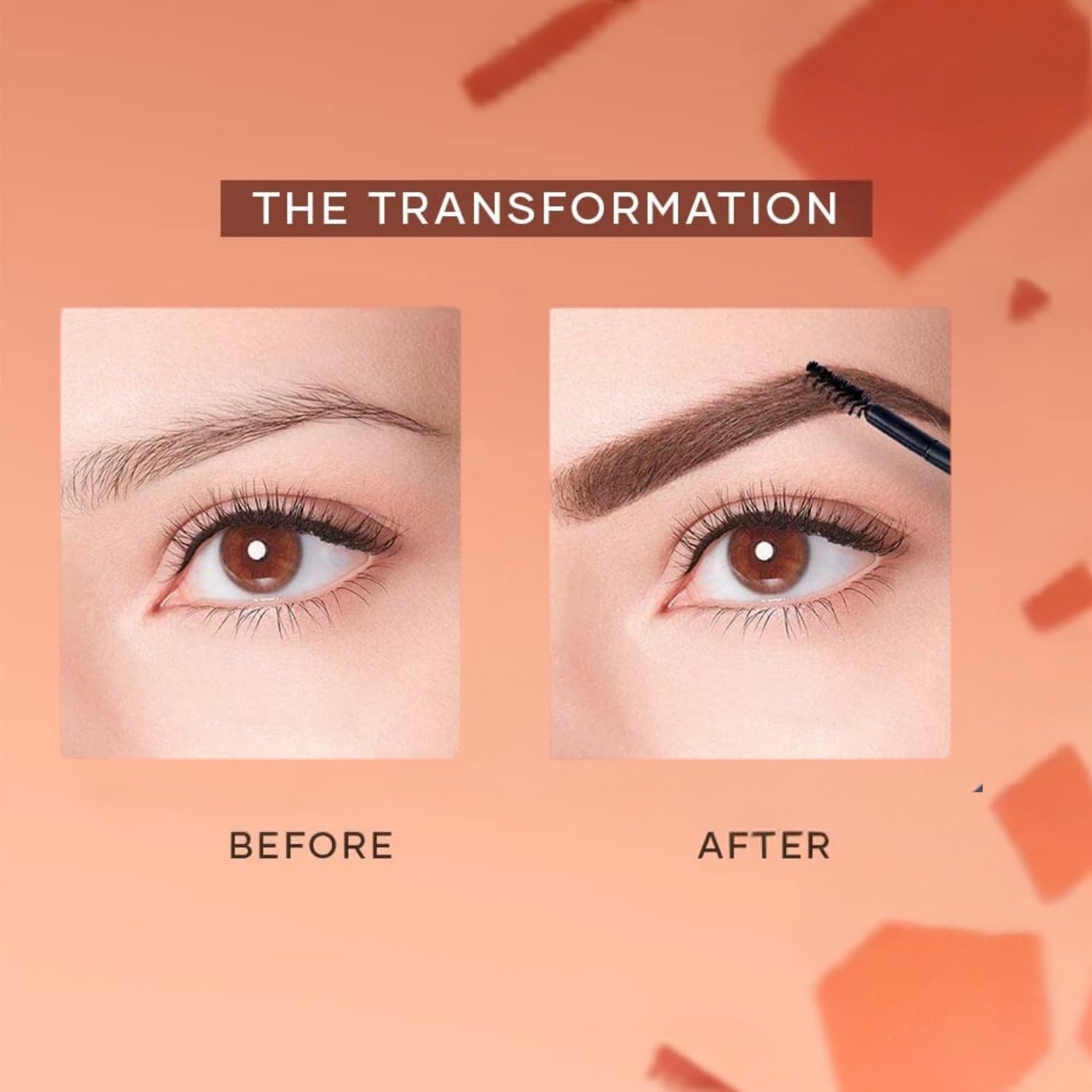 FASHION COLOUR Dual Eyebrow Powder Kit | Powder With Brush | Long-Lasting | Natual Looking Brows | Rich Color Payoff | Shaped & Defined Brows | Available in 2 Shades | Waterproof and smudgeproof | Brown | 8gm - View 3 of 6