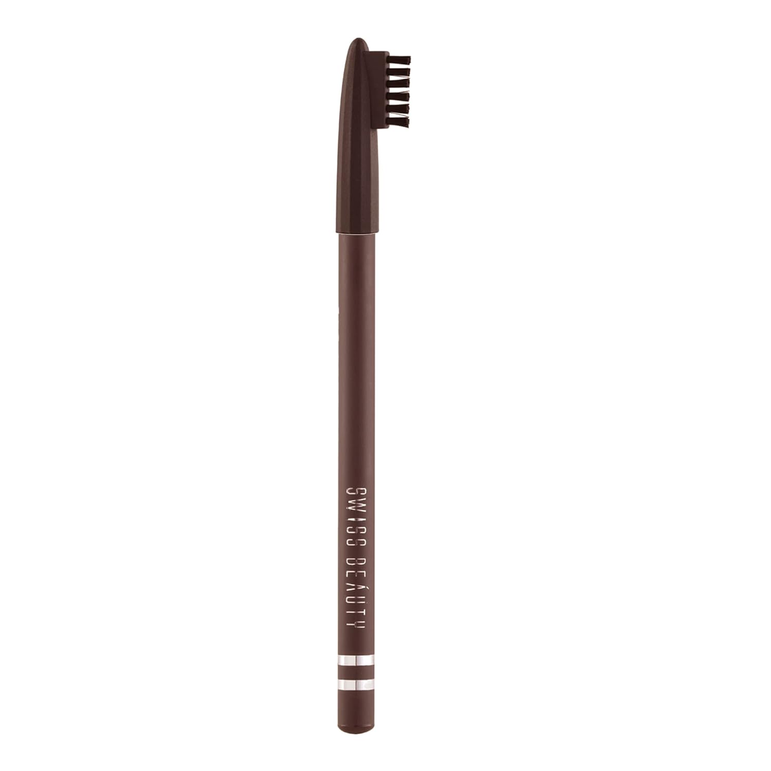  Beauty Waterproof Eyebrow Pencil With Brush | Smudge Proof Eyebrow Definer Pencil | Shade - 02 Dark Brown, 1.5G| - View 3 of 4