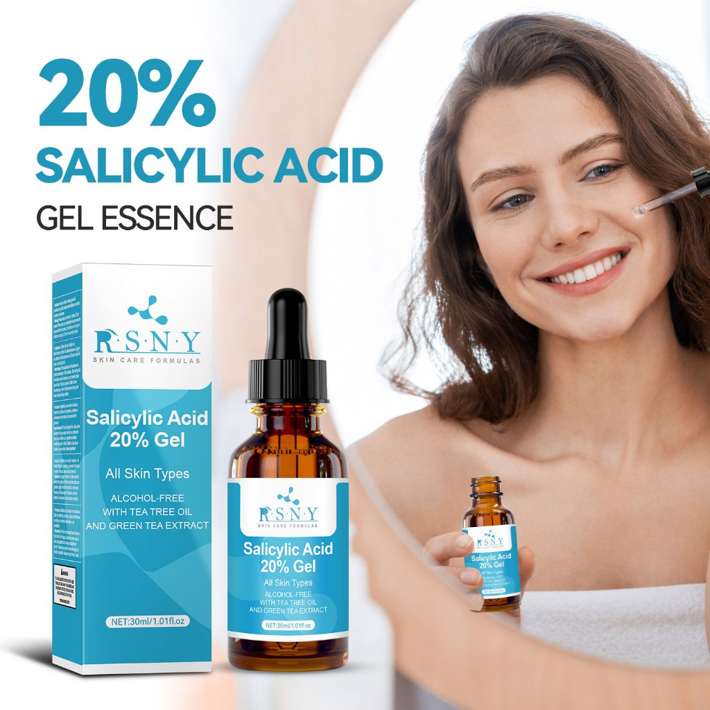 RSNY 20% Salicylic Acid Gel – Intensive Pore Clearing, Oil Control & Blackhead Removal Treatment for Smooth, Clear Skin Care - View 3 of 3