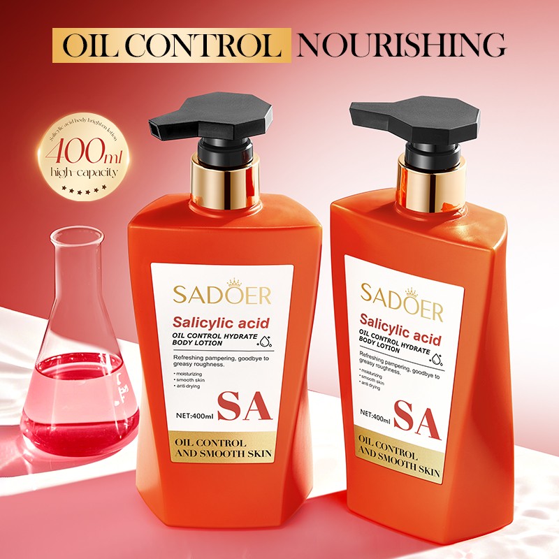 ROREC SADOER SA Salicylic Acid Oil Control Hydrate Body Lotion Moisturizing Smooth Skin Anti Drying 400ml(FROM MALAYSIA) - View 3 of 3